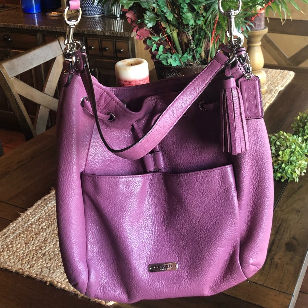 Coach Magenta Crossbody / Hobo Purse
